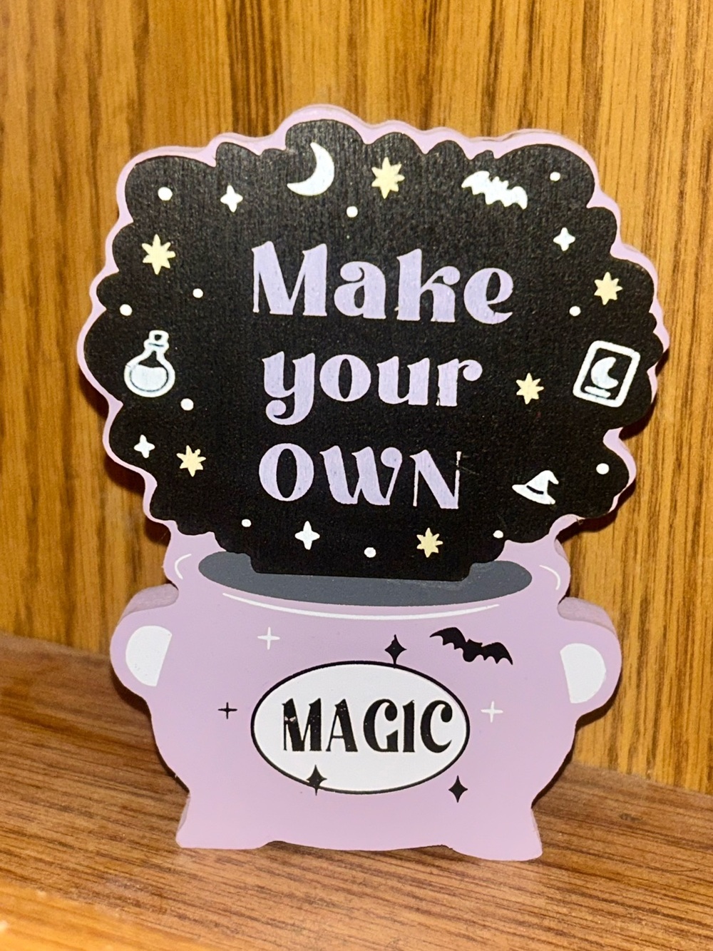 Make Your Own Magic Lavender Halloween Decoration